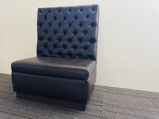 Tufted banquette